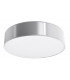 Cylindrical Flush Light Grey 25cm E27-1