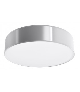 Cylindrical Flush Light Grey 25cm E27-1
