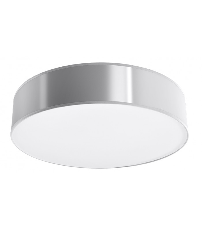 Cylindrical Flush Light Grey 25cm E27-1