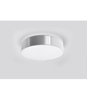 Cylindrical Flush Light Grey 25cm E27-2