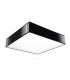 Square Flush Light Black 25cm E27-1