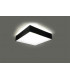 Square Flush Light Black 25cm E27-3