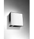 Square Flush Light Black 25cm E27-6