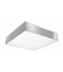 Square Flush Light Grey 25cm E27-1