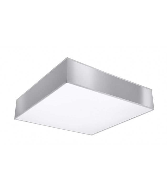 Square Flush Light Grey 25cm E27-1