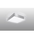 Square Flush Light Grey 25cm E27-2
