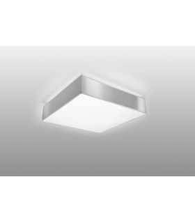 Square Flush Light Grey 25cm E27-2