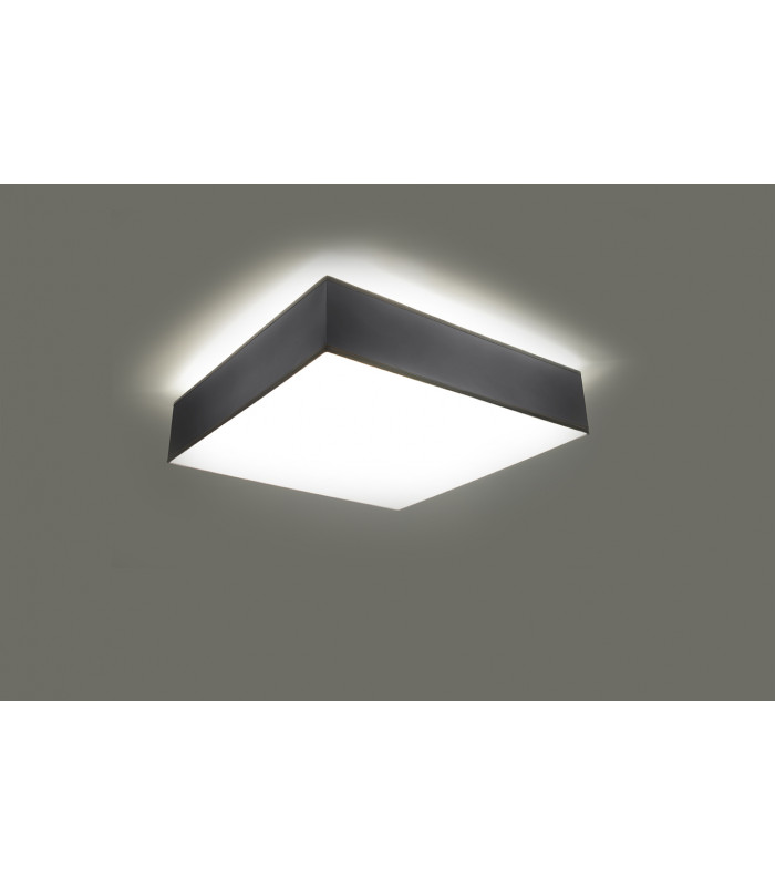 Square Flush Light Grey 25cm E27-3