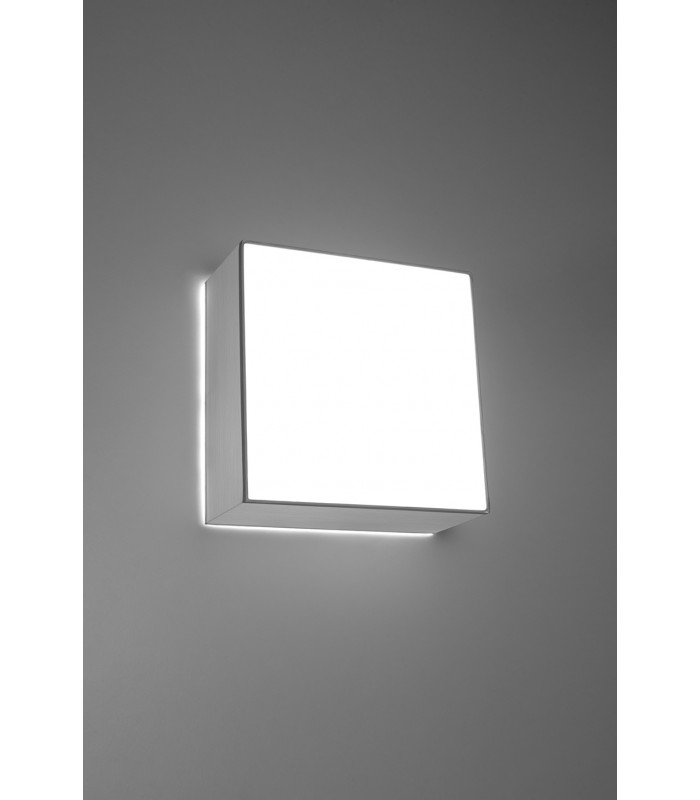 Square Flush Light Grey 25cm E27-7