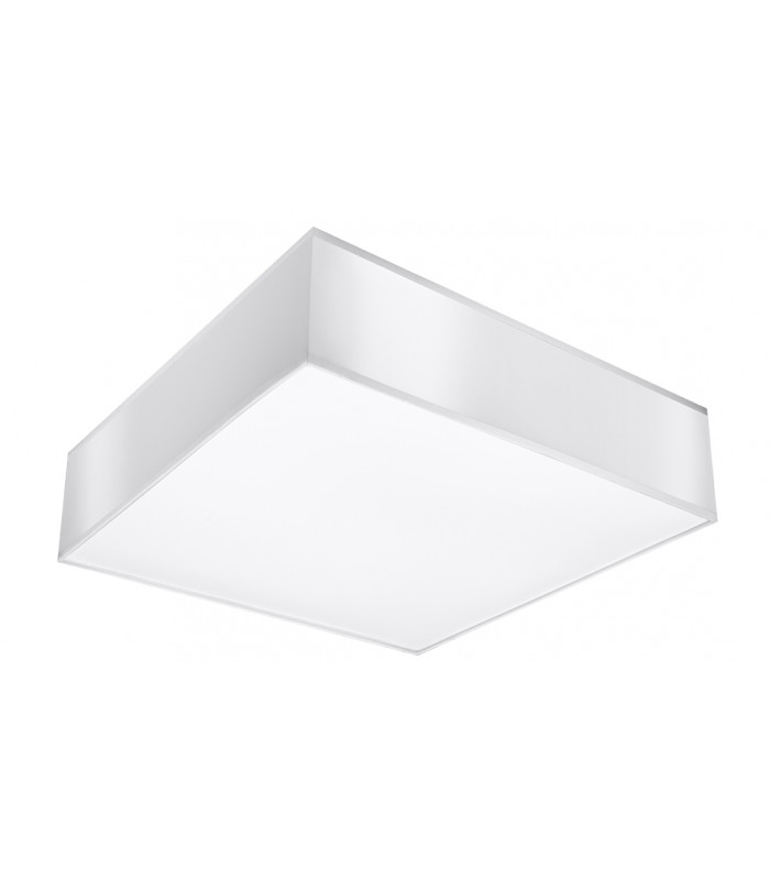 Square Flush Light White 25cm E27-1