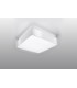 Square Flush Light White 25cm E27-2