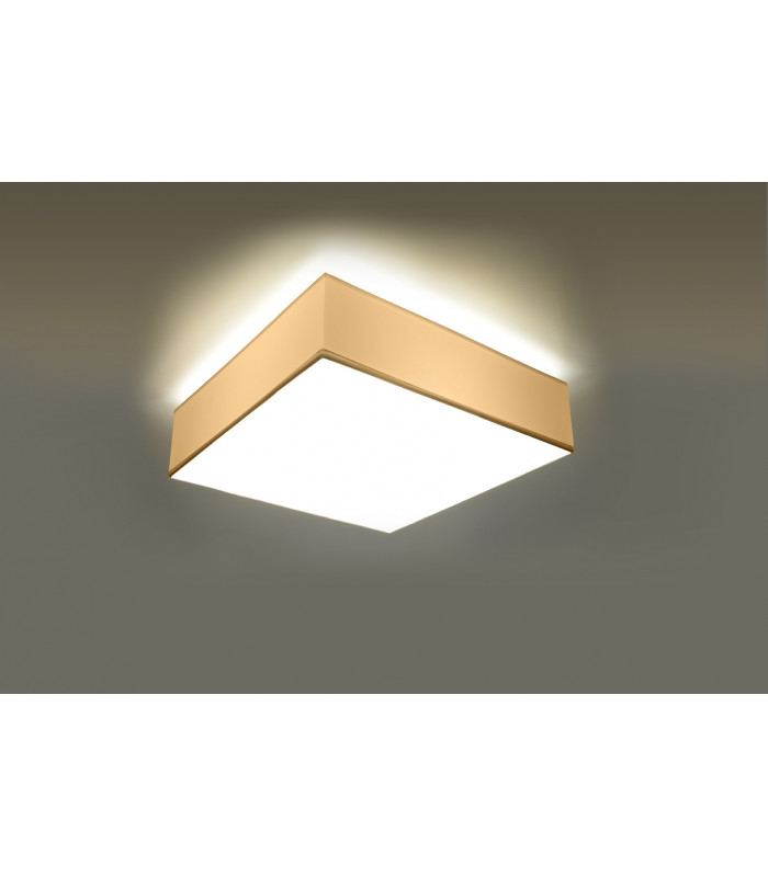 Square Flush Light White 25cm E27-3