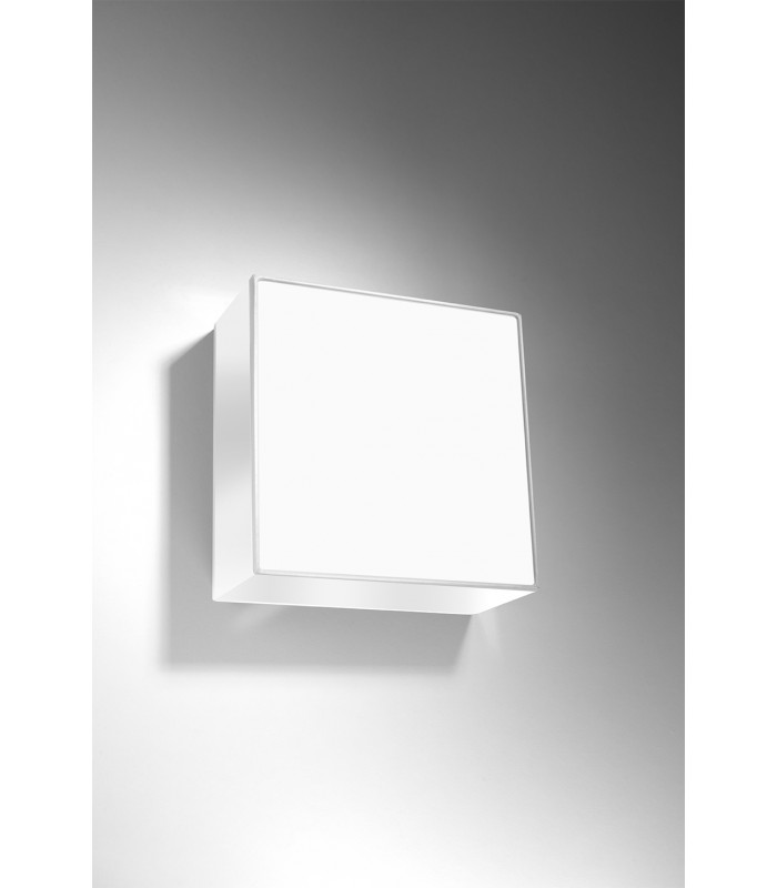 Square Flush Light White 25cm E27-6