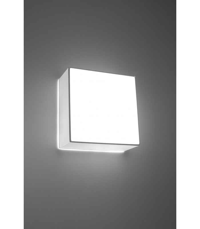 Square Flush Light White 25cm E27-7