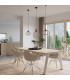 Wire Frame Pendant Light Natural Wood E27-6