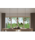 Wire Frame Pendant Light Natural Wood E27-7