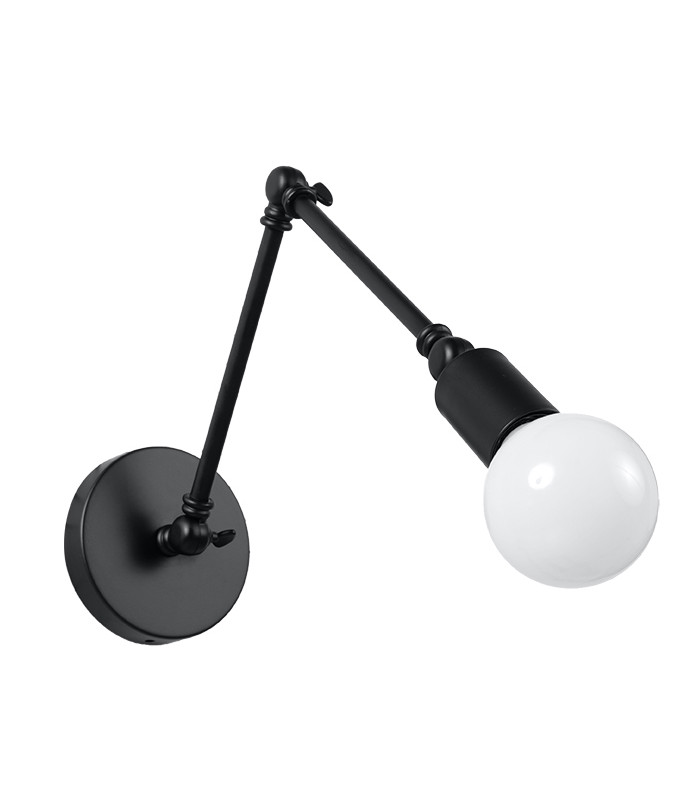 Adjustable Wall Lamp Black E27-1