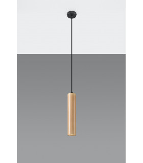 Slim 8cm Pendant Light Natural Wood GU10-2