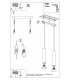 Twin Hanging Pendant Light Natural Wood GU10-5