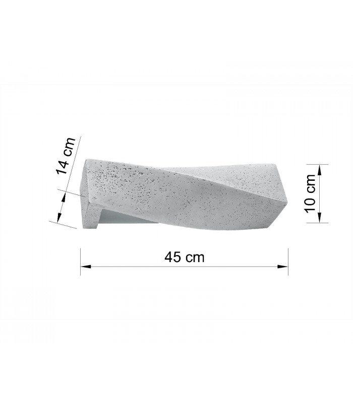 Flush & Semi Flush Wall Lamp Grey E27-4Flush & Semi Flush Wall Lamp Grey E27-5