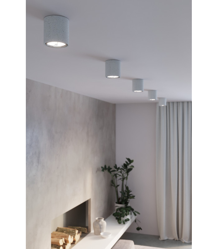 Surface Mounted Downlights Flush Light Grey GU10