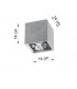 Surface Mounted Downlights Flush Light Grey GU10-4Surface Mounted Downlights Flush Light Grey GU10-5