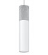 Slim 8cm Pendant Light Grey White GU10-1