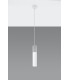 Slim 8cm Pendant Light Grey White GU10-2
