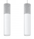 Twin Hanging Pendant Light Grey White GU10-1