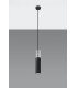 Slim 8cm Pendant Light Grey Black GU10-2