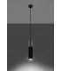 Slim 8cm Pendant Light Grey Black GU10-3