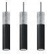 Triple Hanging Pendant Light Grey Black GU10-1