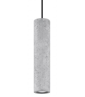 Slim 8cm Pendant Light Grey GU10-1