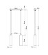Twin Hanging Pendant Light Grey GU10-4