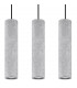 Triple Hanging Pendant Light Grey GU10-1