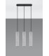 Triple Hanging Pendant Light Grey GU10-2