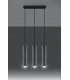 Triple Hanging Pendant Light Grey GU10-3