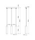 Triple Hanging Pendant Light Grey GU10-4