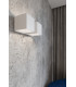Twin Square Up & Down Wall Lamp White G9