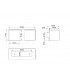 Twin Square Up & Down Wall Lamp Black G9-4Twin Square Up & Down Wall Lamp Black G9-5