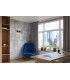 Twin Square Up & Down Wall Lamp Black G9-6