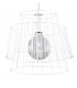 Wire Frame Pendant Light White E27-1