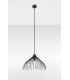 Wire Frame Pendant Light Black E27-2