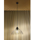 Wire Frame Pendant Light Black E27-3
