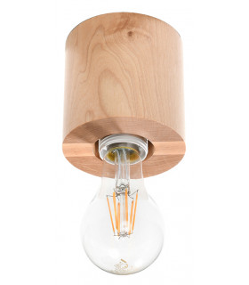 Surface Mounted Downlights Flush Light Natural Wood E27-1