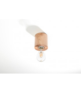Surface Mounted Downlights Flush Light Natural Wood E27-2