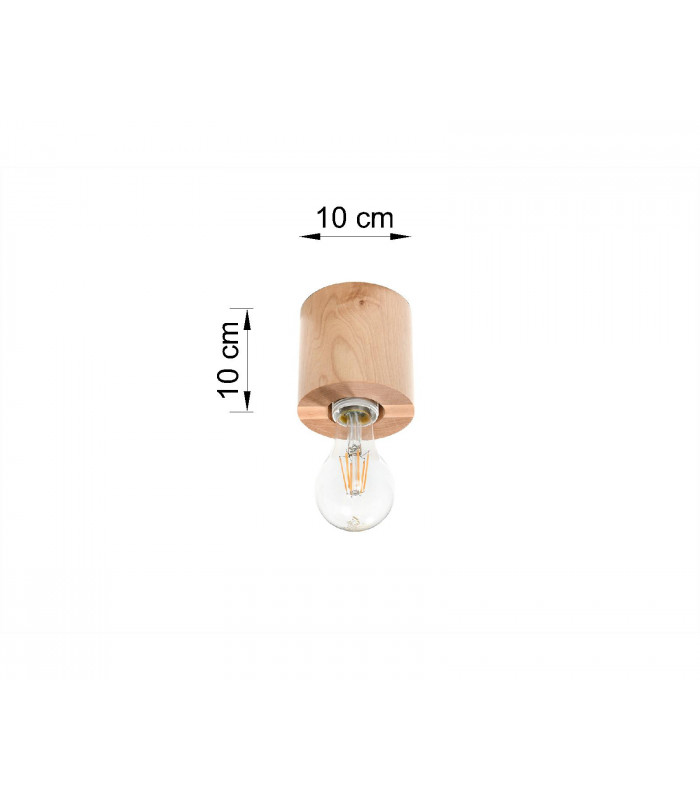 Surface Mounted Downlights Flush Light Natural Wood E27-4Surface Mounted Downlights Flush Light Natural Wood E27-5