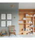 Surface Mounted Downlights Flush Light Natural Wood E27-7