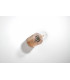 Surface Mounted Round Wall Lamp Natural Wood E27-2