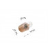 Surface Mounted Round Wall Lamp Natural Wood E27-4Surface Mounted Round Wall Lamp Natural Wood E27-5